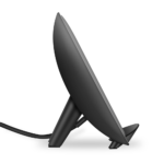 Salable Round Qi Wireless Charger Stand Fast Wireless Charging Holder – White